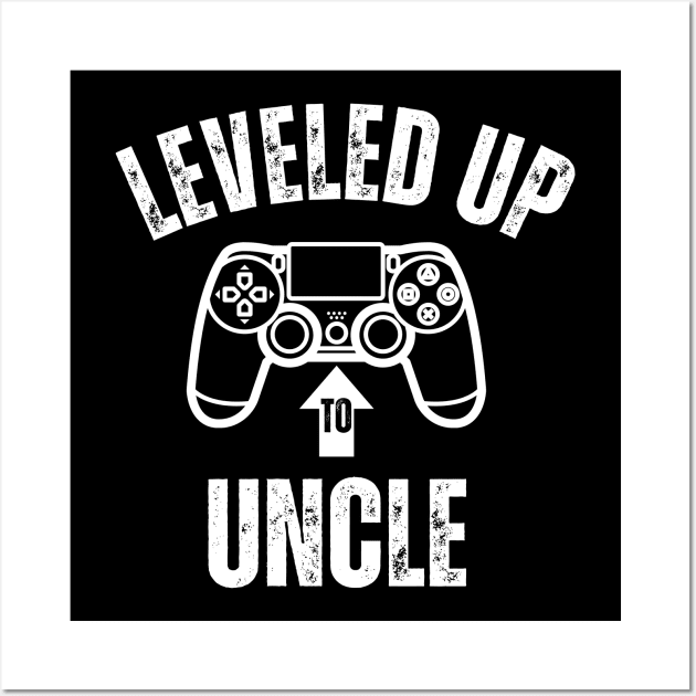 Leveled Up To Uncle 2024 Wall Art by aesthetice1